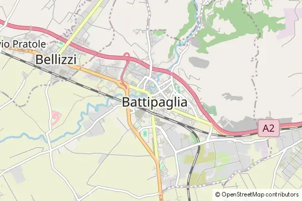 Karte Battipaglia