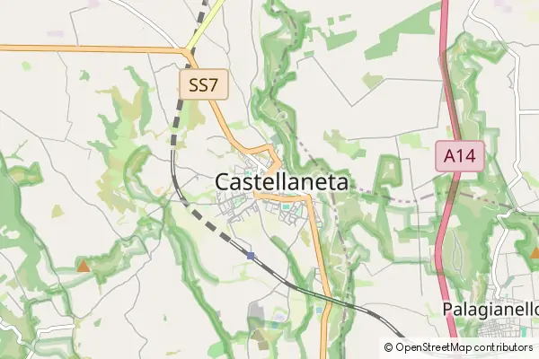 Karte Castellaneta