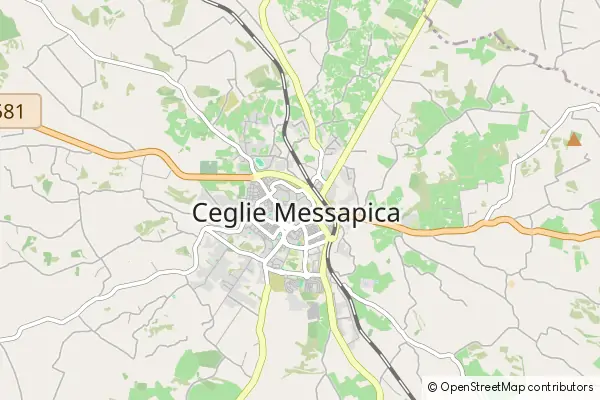 Karte Ceglie Messapico