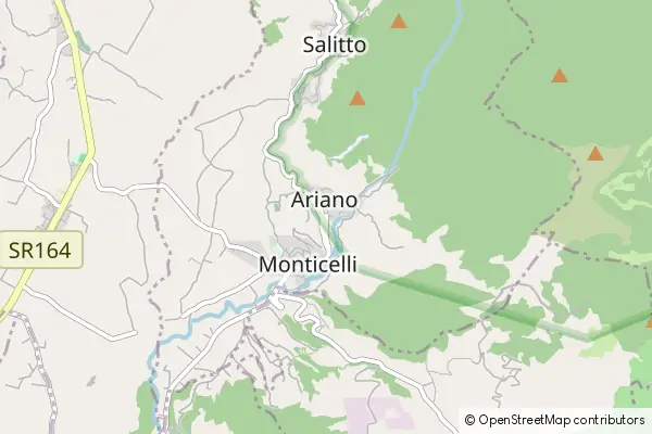 Karte Olevano sul Tusciano