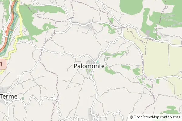 Karte Palomonte