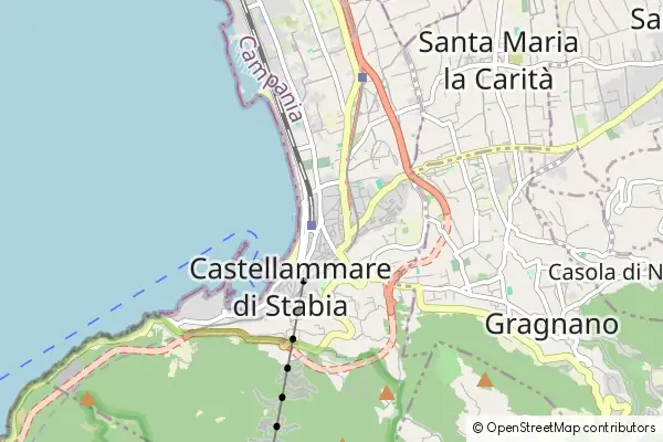 Karte Castellammare di Stabia