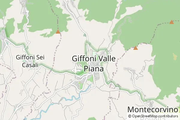 Karte Giffoni Valle Piana