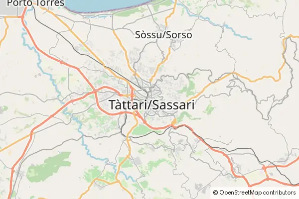 Karte Sassari