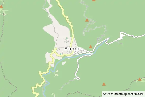 Karte Acerno