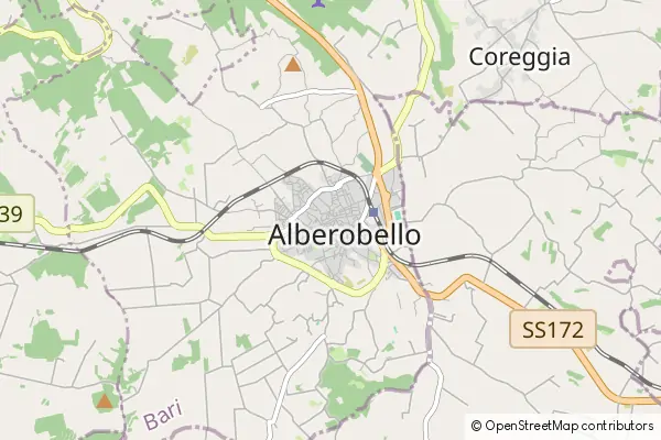 Karte Alberobello