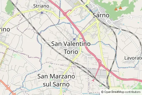 Karte San Valentino Torio