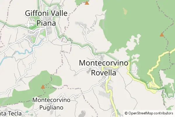 Karte Montecorvino Rovella