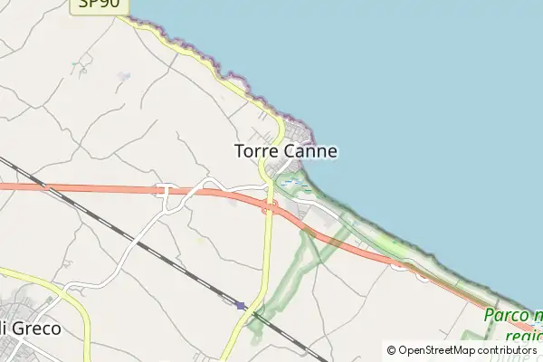 Karte Torre Canne