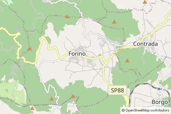 Karte Forino