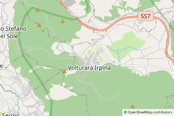 Karte Volturara Irpina