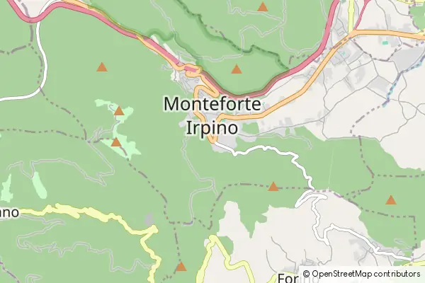 Karte Monteforte Irpino