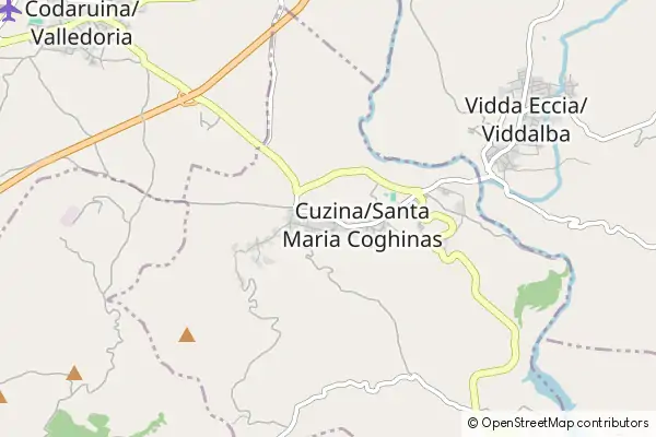 Karte Santa Maria Coghinas