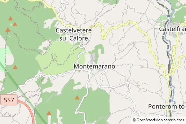 Karte Montemarano