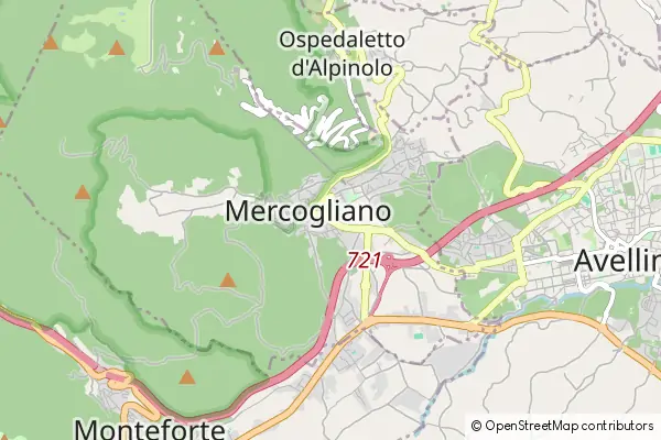 Karte Mercogliano