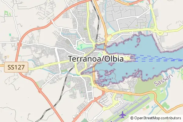 Karte Olbia