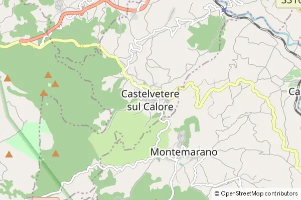 Karte Castelvetere sul Calore