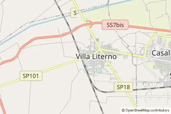 Karte Villa Literno