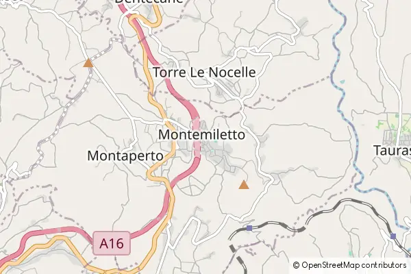 Karte Montemiletto