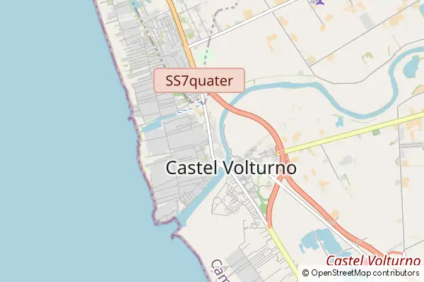 Karte Castel Volturno