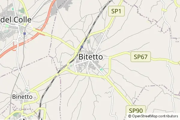 Karte Bitetto