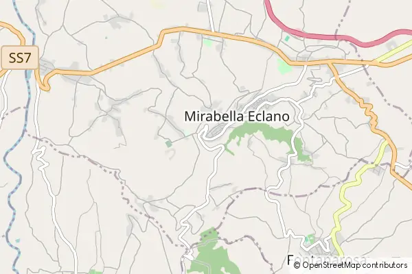 Karte Mirabella Eclano