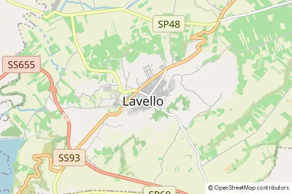 Karte Lavello