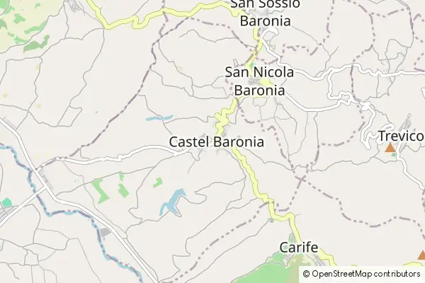 Karte Castel Baronia