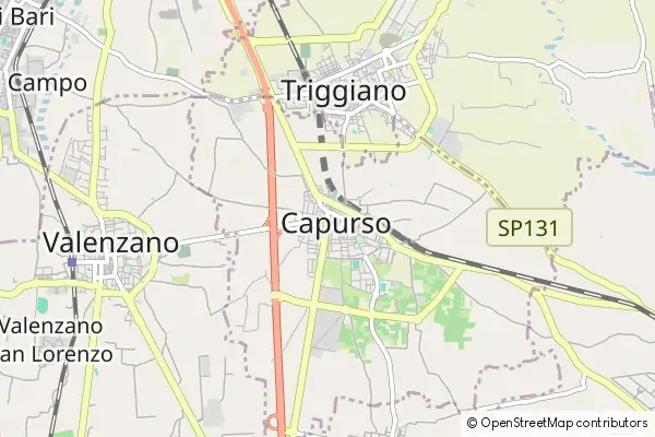 Karte Capurso