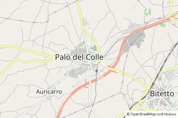 Karte Palo del Colle