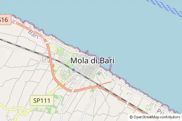 Karte Mola di Bari