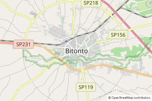 Karte Bitonto