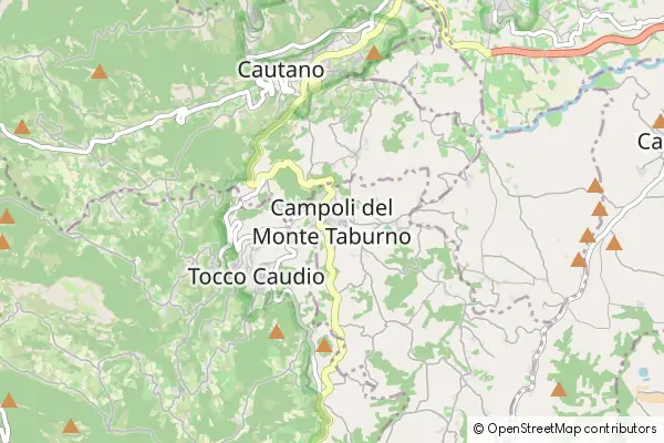 Karte Campoli del Monte Taburno