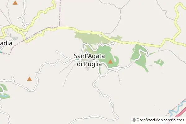 Karte Sant'Agata di Puglia