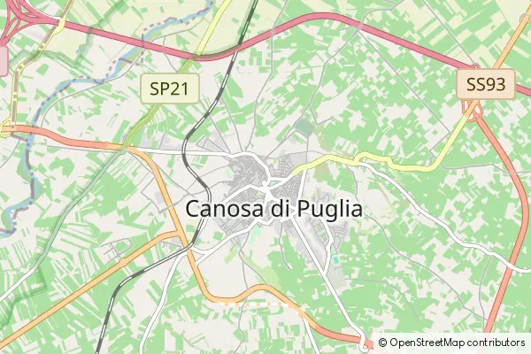 Karte Canosa di Puglia