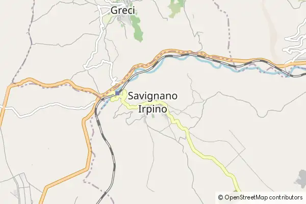 Karte Savignano Irpino