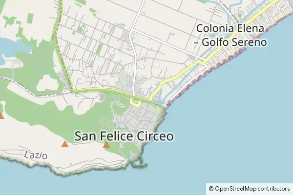 Karte San Felice Circeo