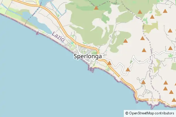 Karte Sperlonga