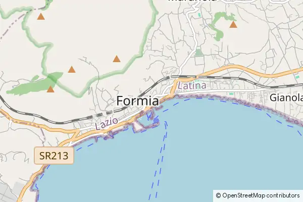 Karte Formia