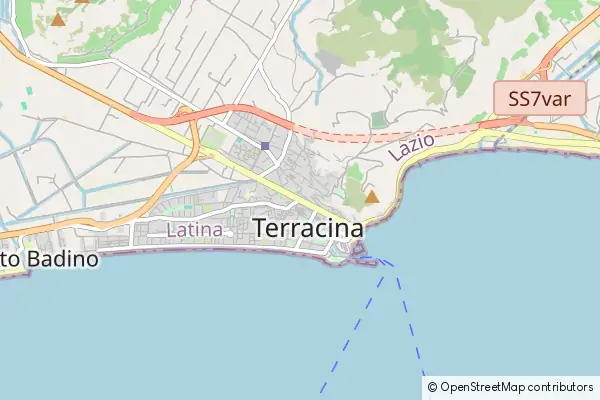 Karte Terracina