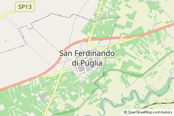 Karte San Ferdinando di Puglia