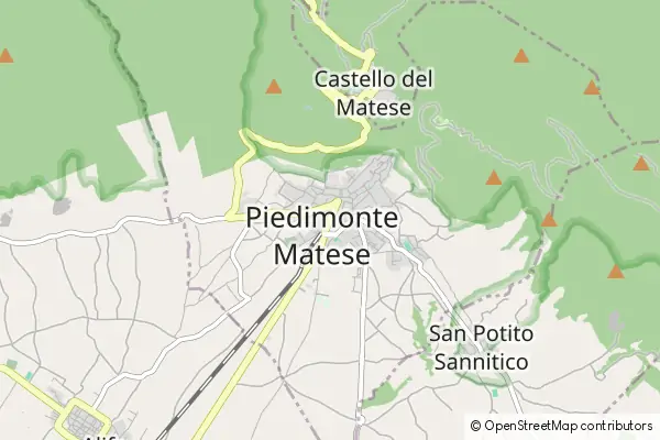 Karte Piedimonte Matese