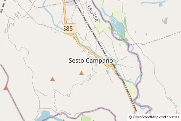 Karte Sesto Campano