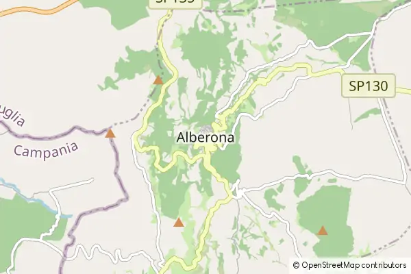 Karte Alberona