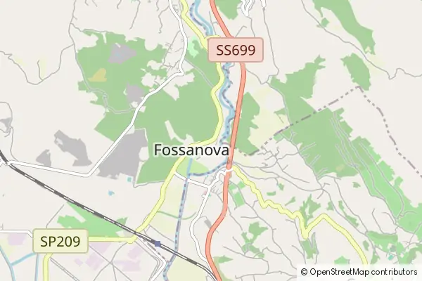 Karte Fossanova