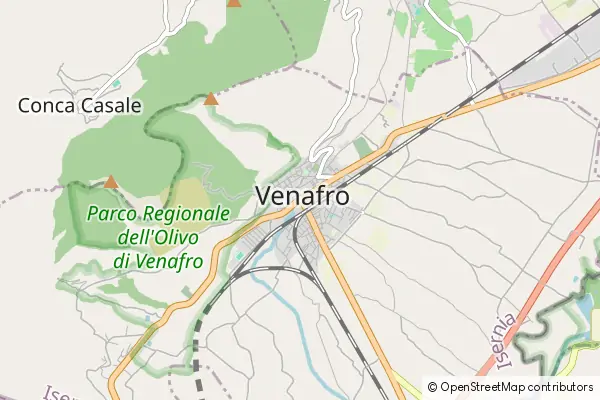 Karte Venafro