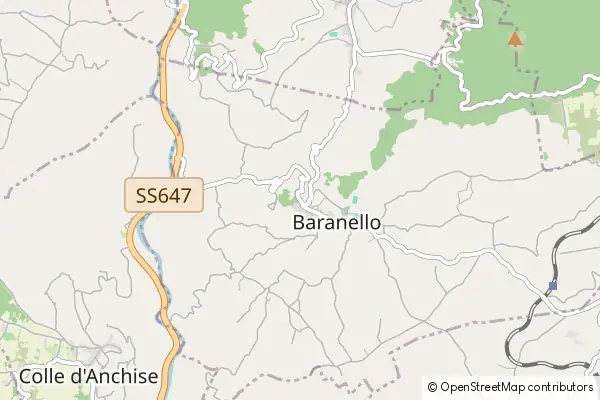 Karte Baranello