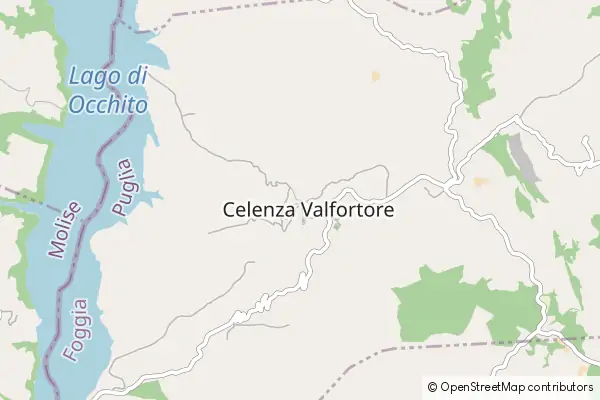 Karte Celenza Valfortore