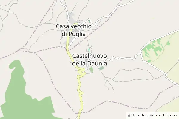 Karte Castelnuovo della Daunia