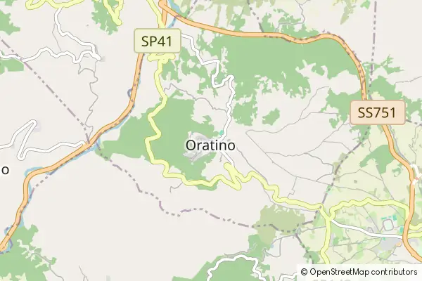 Karte Oratino